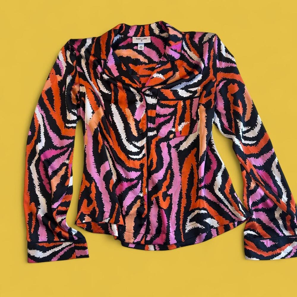Diane von furstenberg silk pajama